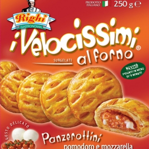 I Velocissimi al Forno: Panzerottini pomodoro e mozzarella